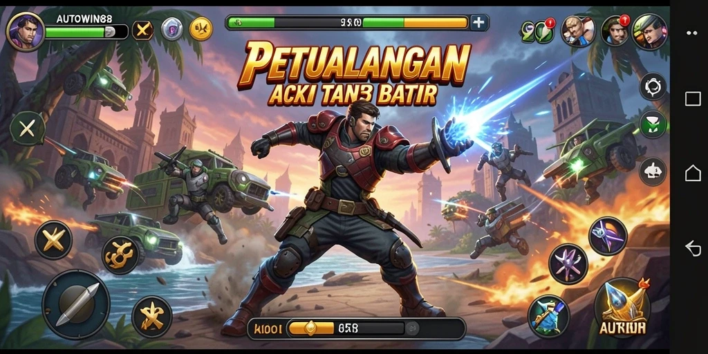 Tampilan gameplay seru dari AUTOWIN88 di dalam pertempuran yang menegangkan.