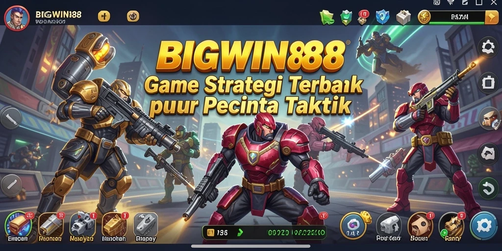 Tampilan gameplay BIGWIN88 yang seru dengan berbagai tantangan strategis.