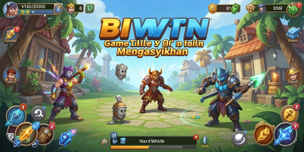 Tampilan gameplay menarik dari BIWIN yang menampilkan kemajuan karakter.