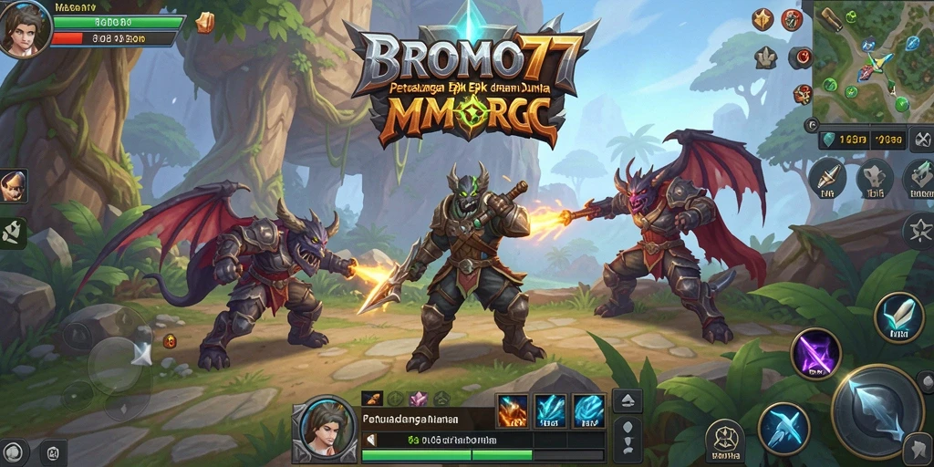 Tampilan gameplay mendebarkan di BROMO77 dengan aksi seru.