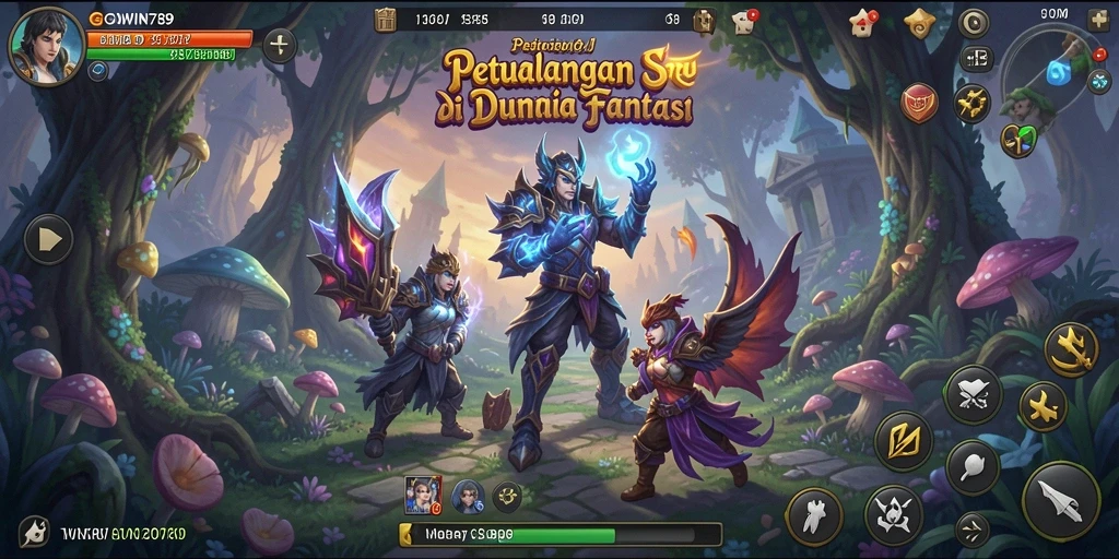 Screenshot GOWIN789 menampilkan aksi petualangan yang mendebarkan di dunia fantastis.