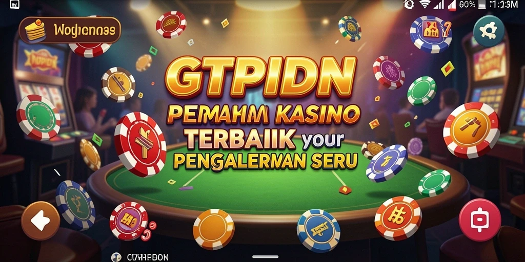 Tampilan gameplay seru dalam aplikasi GTPIDN dengan berbagai pilihan permainan kasino.