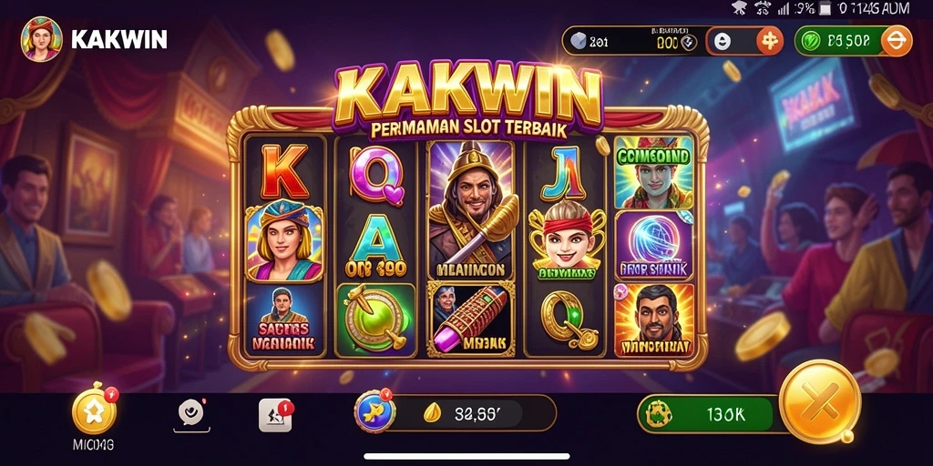 Tampilan gameplay KAKWIN yang menawan dengan efek visual memukau.