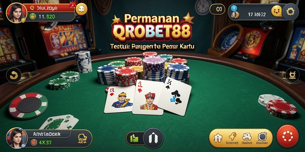 Tampilan gameplay seru dalam PROBET88 yang menampilkan QiuQiu.